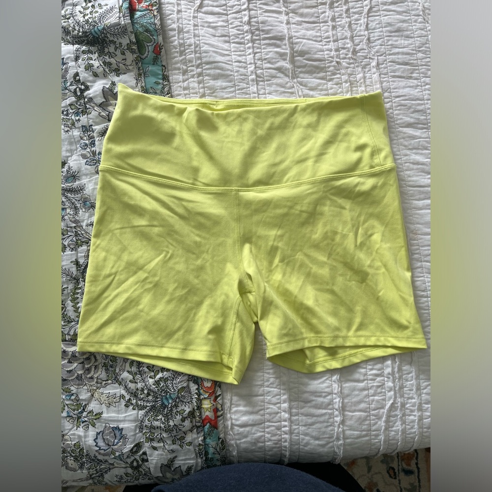 All in Motion XXL lemon yellow gym shorts